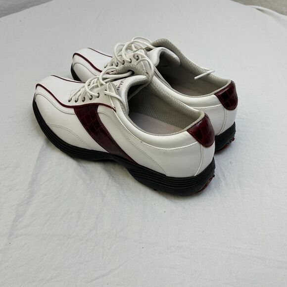 Callaway White and Burgundy Athletic Shoes - Picture 6 of 13